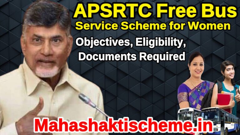 APSRTC Free Bus Service Scheme for Women