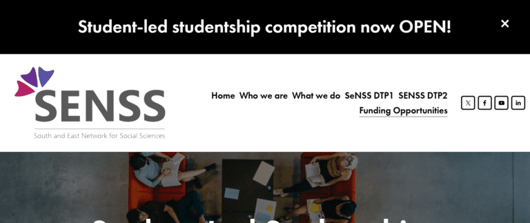 SENSS Collaborative Studentship program overview